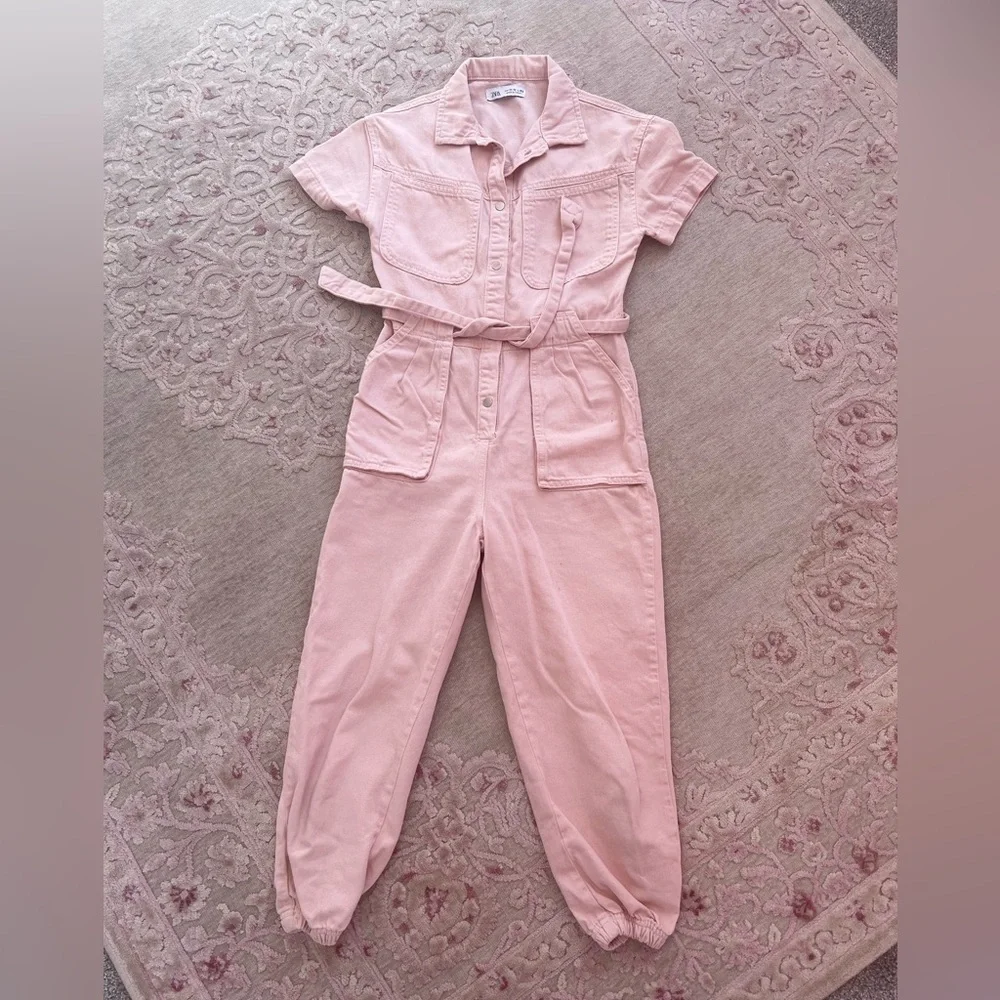 Zara Girls Pink Jumpsuit - Picture 2 of 7